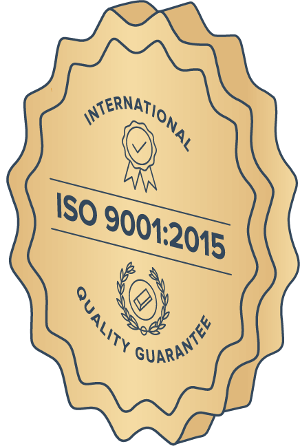 ISO 9001-2015 isometric badge