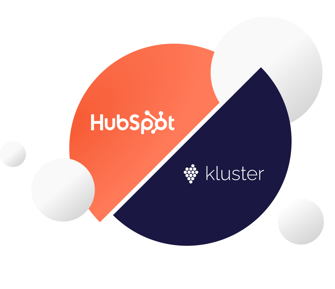 Kluster integration page and kluster free trial landing page Graphic