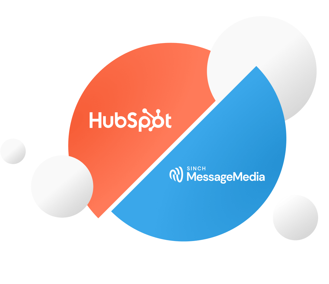 HubSpot Sinch Message Media Bespoke Image