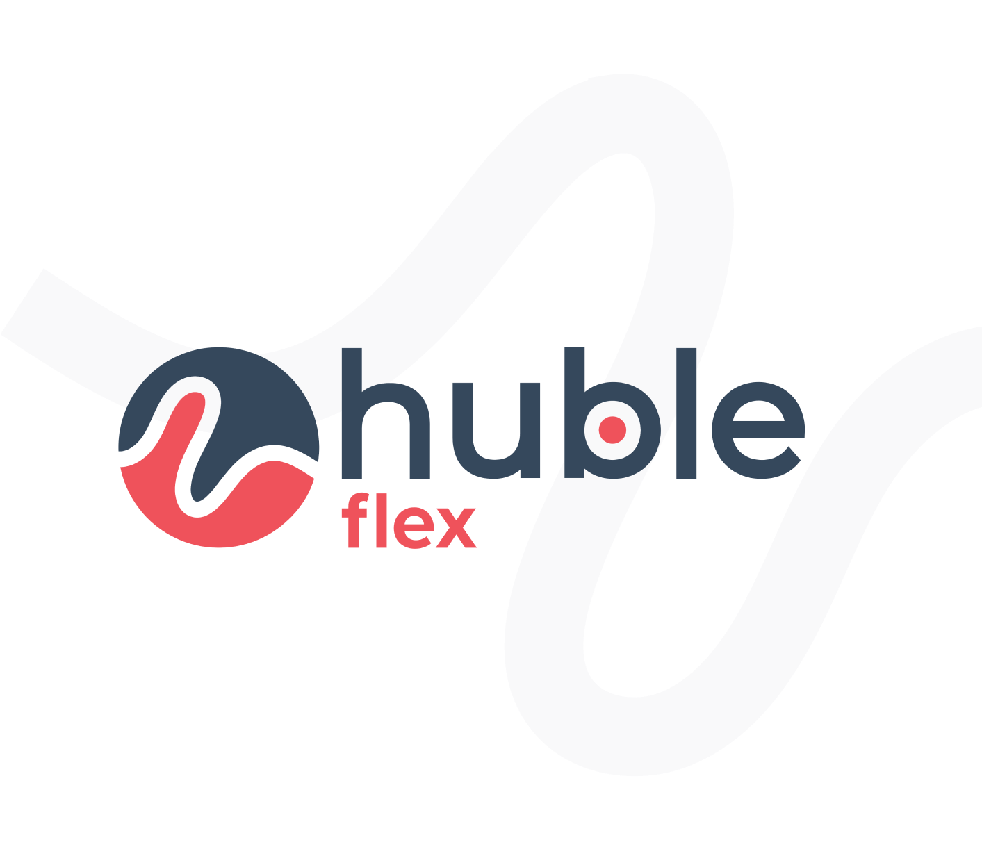 Huble Flex Logo Graphic Light